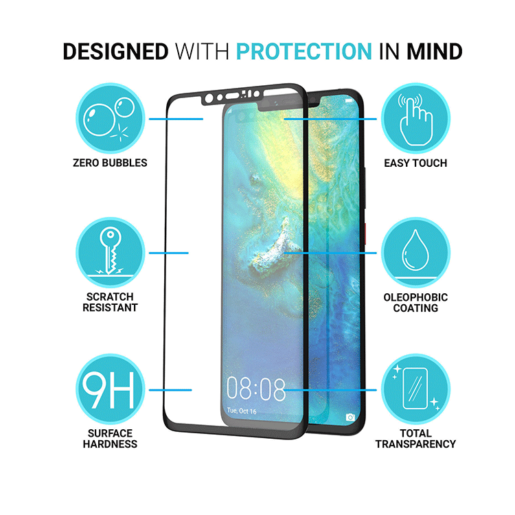 Alternative view of Huawei Mate 20 pro Panzerglas