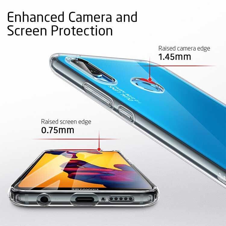 Huawei P20 Lite Case Clear Durchsichtige TPU – Bild 4