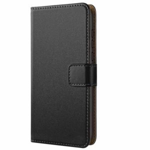 Huawei P20 Pro Hülle Echtleder Flip Case