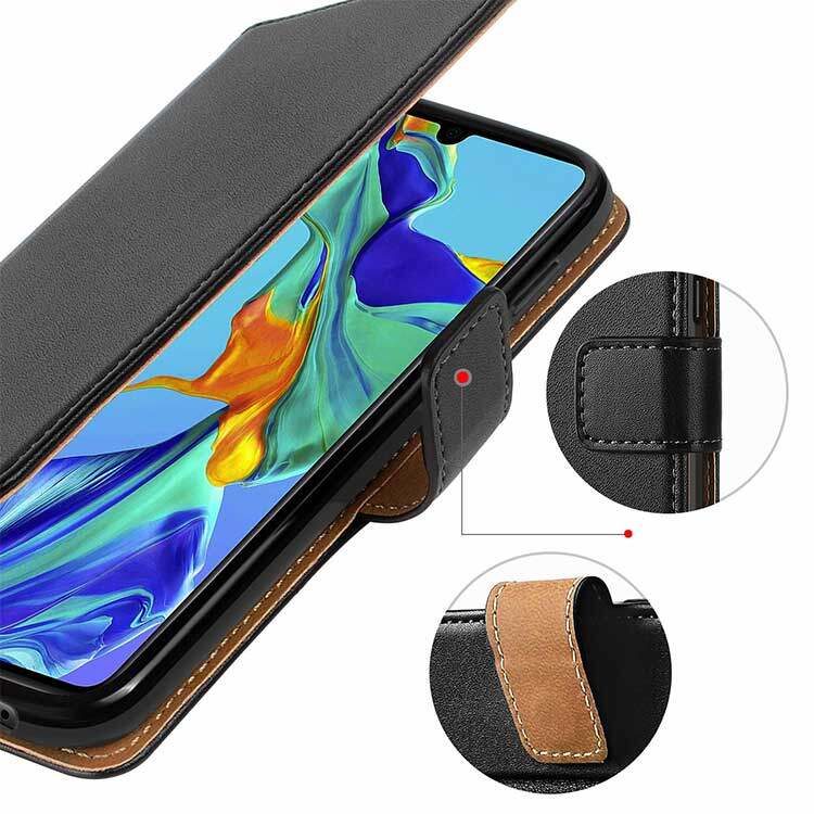 Huawei P30 HülleTasche Leder Flip Case – Bild 6