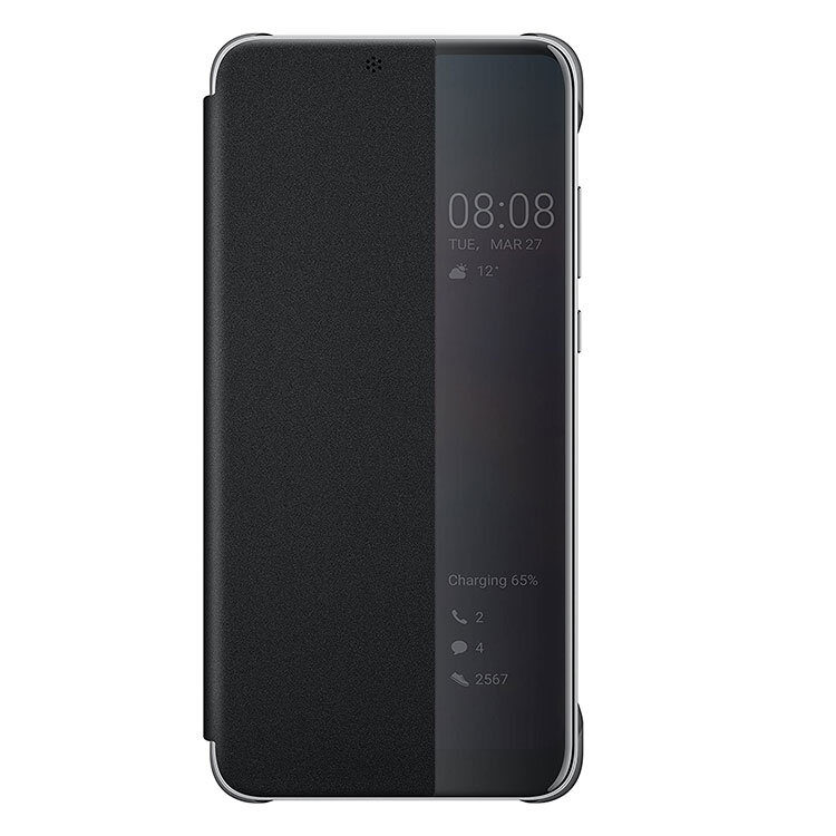 Huawei P20 Pro Smart View Flip Hülle - Schwarz
