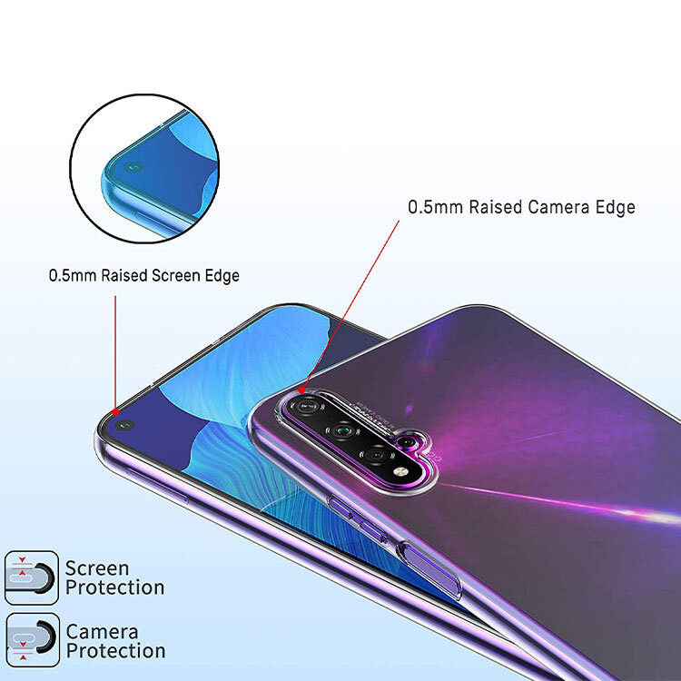 Alternative view of Huawei Nova 5T Hülle Transparent