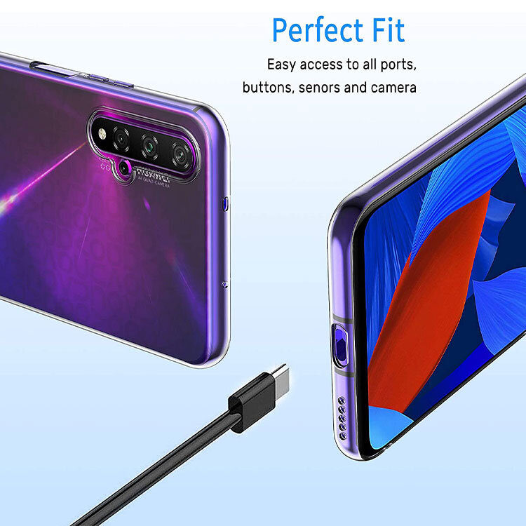 Huawei Nova 5T Hülle Transparent – Bild 5