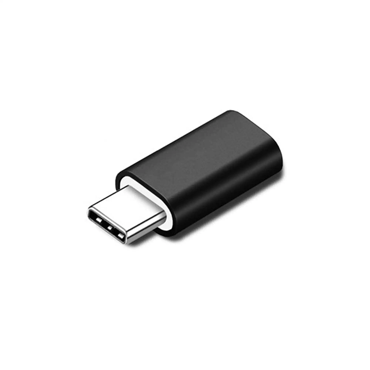 Alternative view of Micro USB auf USB Typ C Adapter - Schwarz