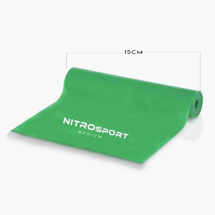 Alternative view of NitroSport  FitnessBand 1.5m - Grün