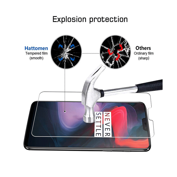 OnePlus 6 Panzerglasfolie – Bild 5