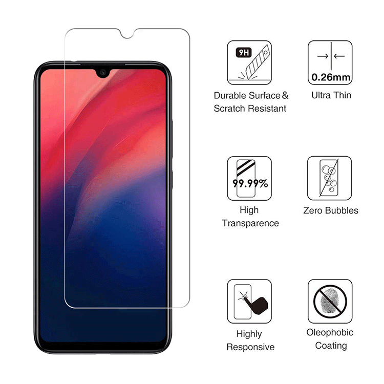 Alternative view of Xiaomi Redmi Note 7 - Panzerglasfolie