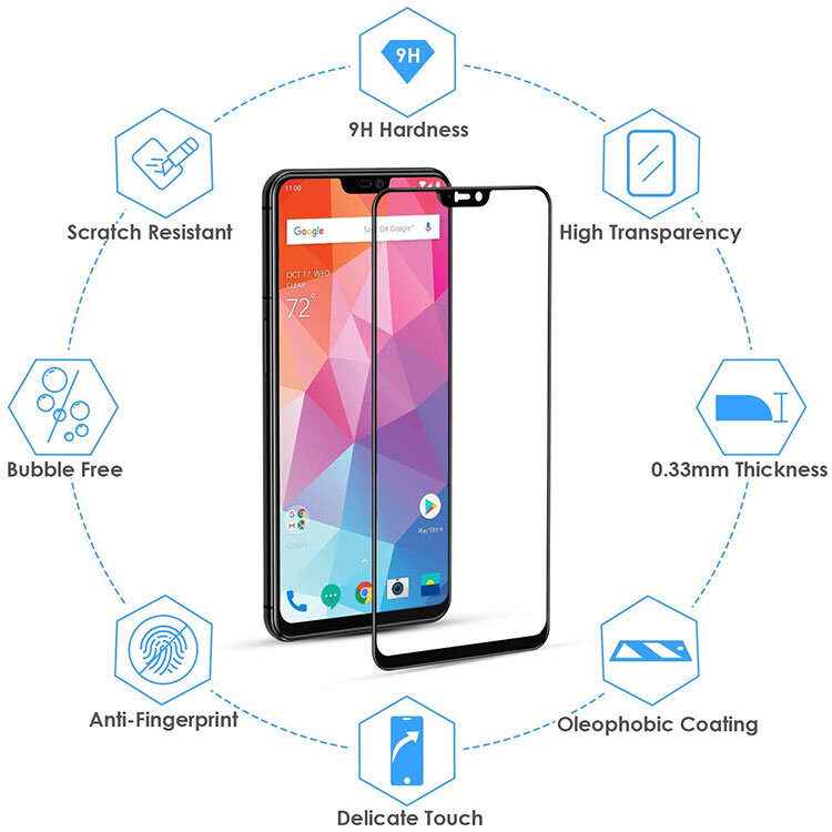 OnePlus 6 Panzerglasfolie – Bild 3