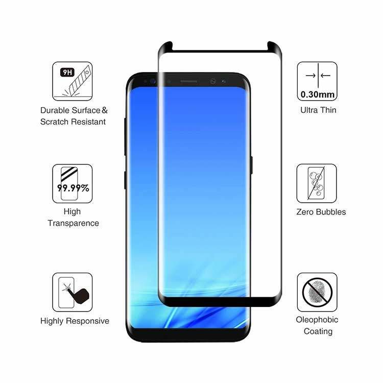 Alternative view of Galaxy S8 Plus Panzerglas Schutzfolie