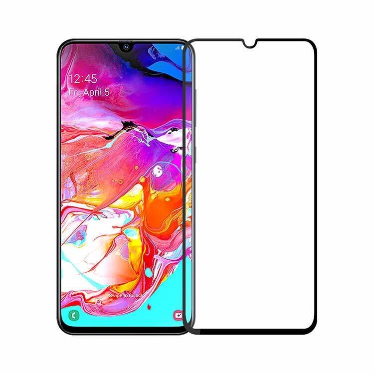 Samsung Galaxy A70 Panzerglas - Schwarz