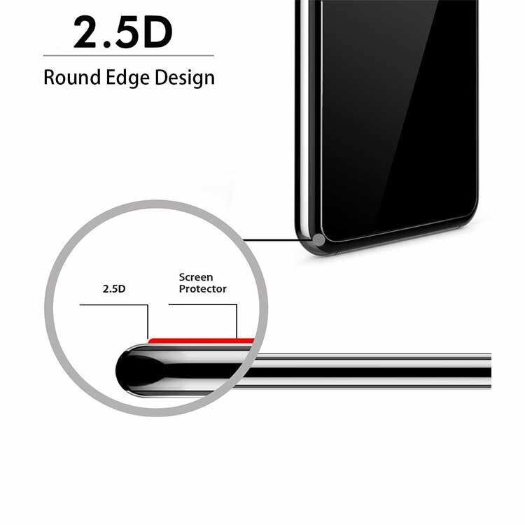Alternative view of Samsung Galaxy A70 Panzerglas - Schwarz