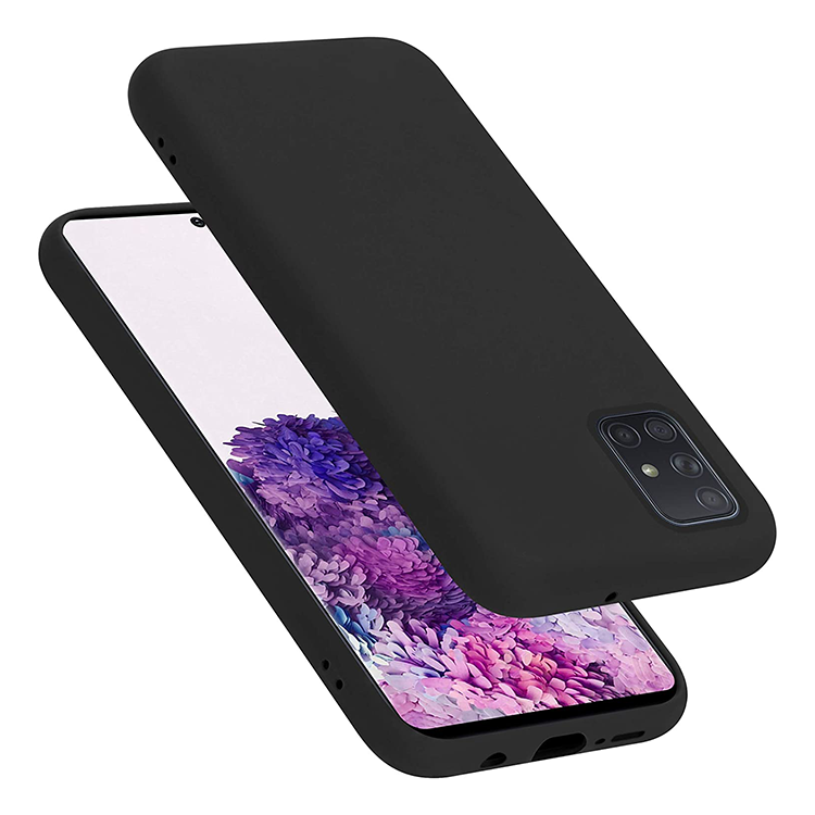 Samsung Galaxy A71 Silikon Case - (Schwarz)
