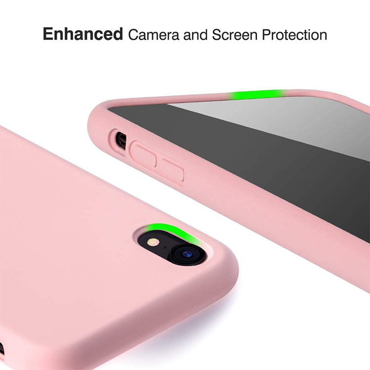 iPhone XS MAX Silikon Case Hülle - Rosa (Matt) – Bild 6