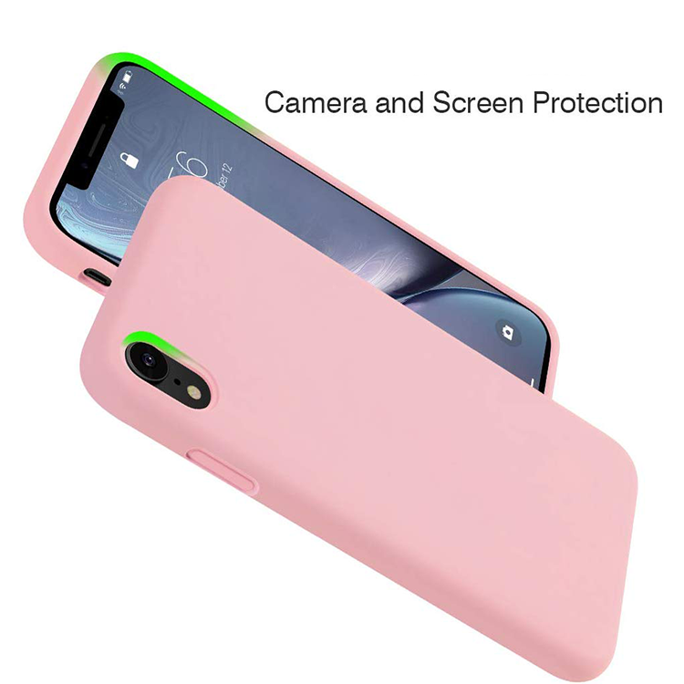 iPhone XS MAX Silikon Case Hülle - Rosa (Matt) – Bild 5