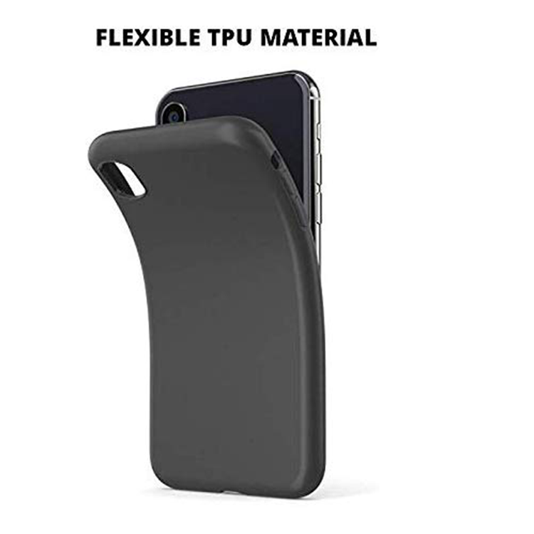 iPhone XS MAX Silikon Case Hülle - Schwarz – Bild 6