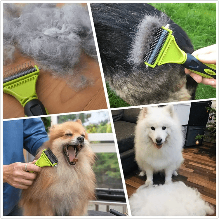 Unterfellbürste Entfilzungsstriegel für Hunde & Katzen – Bild 5