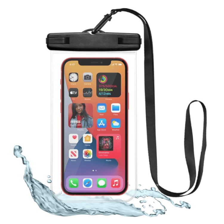 Universal wasserdichte Handyhülle - 6.9" - SCHWARZ