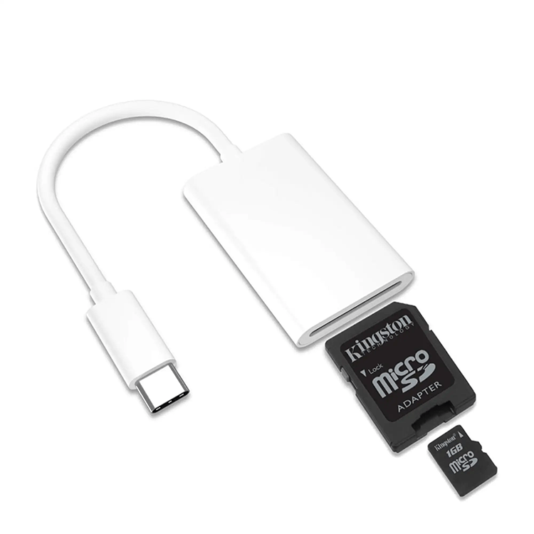 USB C auf SD / Micro SD Kartenlesegerät
