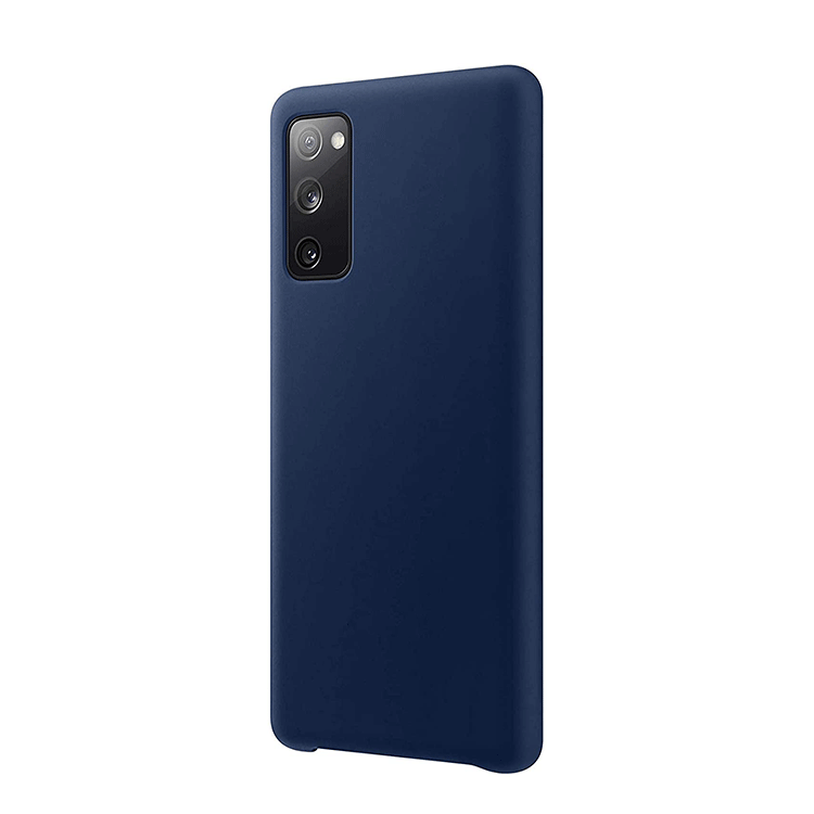 Huawei P40 Silikon Case Hülle - Dunkelblau (matt)