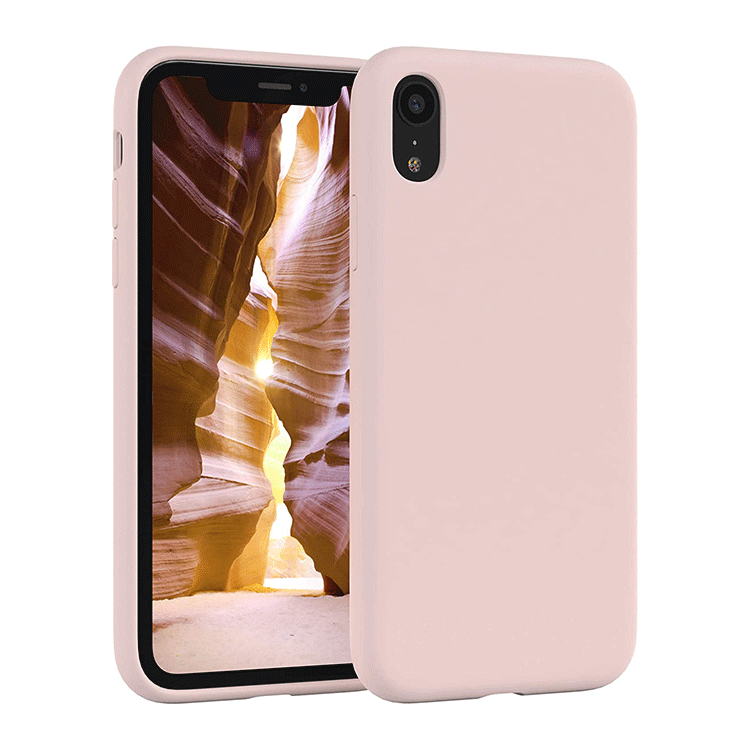 IPhone X Silikonhülle (Rosa)