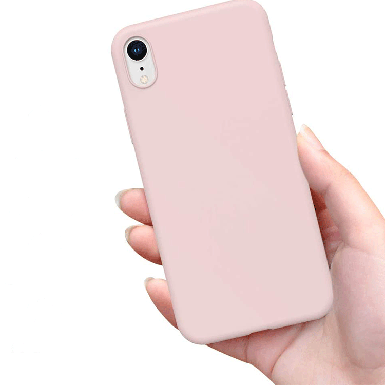 Alternative view of IPhone X Silikonhülle (Rosa)