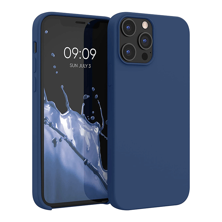 iPhone 12 Pro Max Silikonhülle (Dunkelblau)