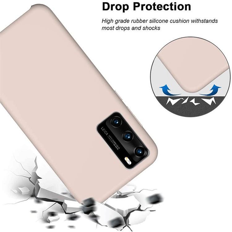 Alternative view of Huawei P40 Silikon Case Hülle - Rosa (matt)
