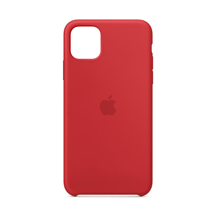 iPhone 11 Max Pro Silikonhülle - Wein Rot