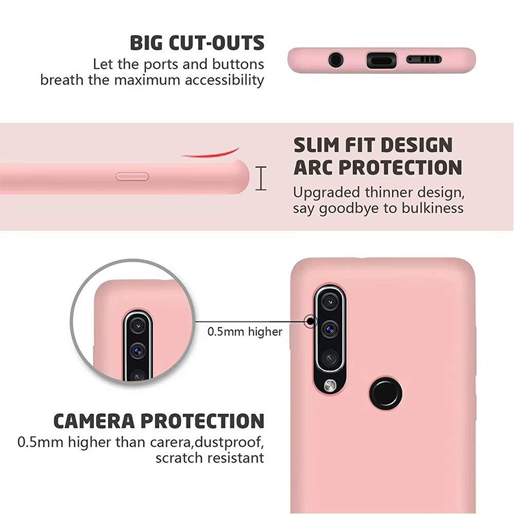 Huawei P30 Lite Gummi Case Schutz Hülle - Rosa (matt) – Bild 5