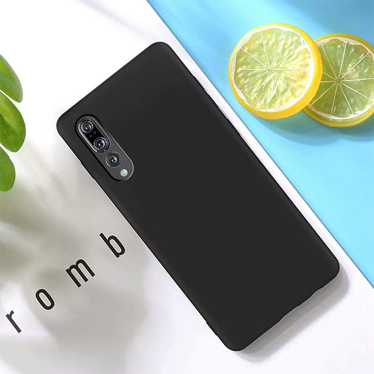 Huawei P20 pro Gummi Case Schutz Hülle - Schwarz (matt) – Bild 6