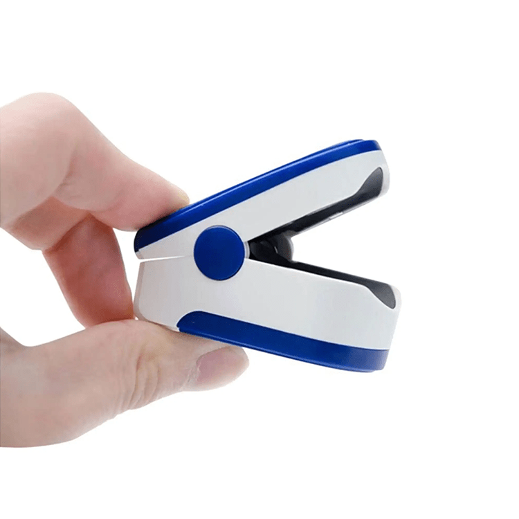 Alternative view of Finger Pulsoximeter Sauerstoff (SpO2) Pulsfrequenz Messgerät