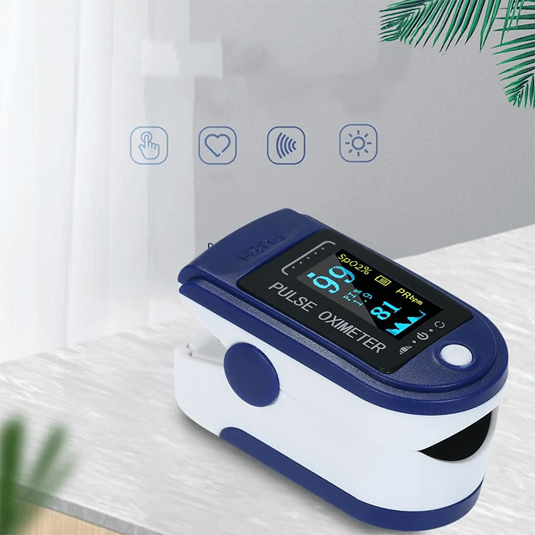 Finger Pulsoximeter Sauerstoff (SpO2) Pulsfrequenz Messgerät – Bild 4