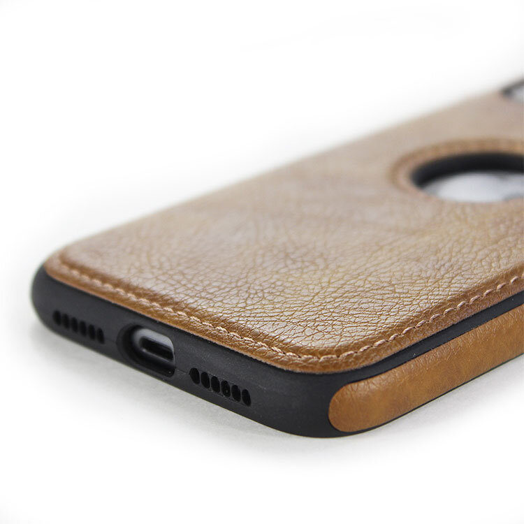 Alternative view of iPhone X/XS Lederhülle Back Case - Braun