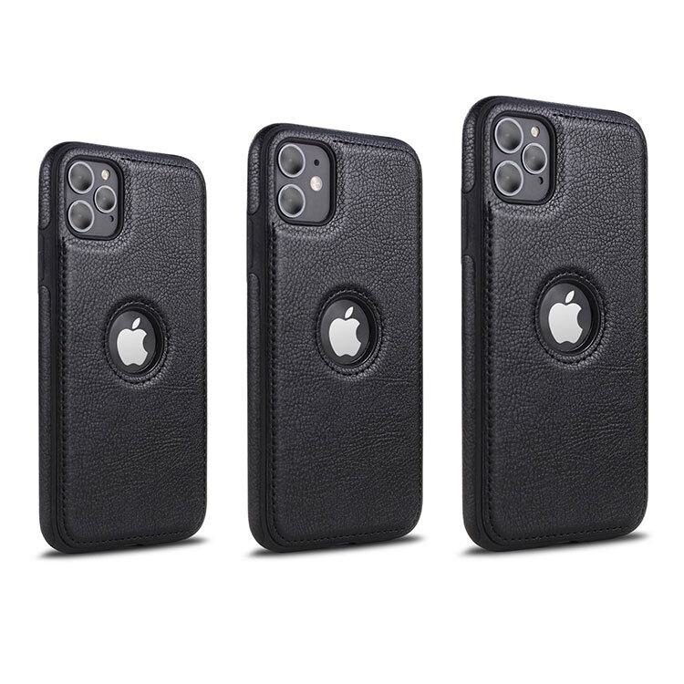 iPhone 11 Lederhülle Back Case - Schwarz – Bild 4