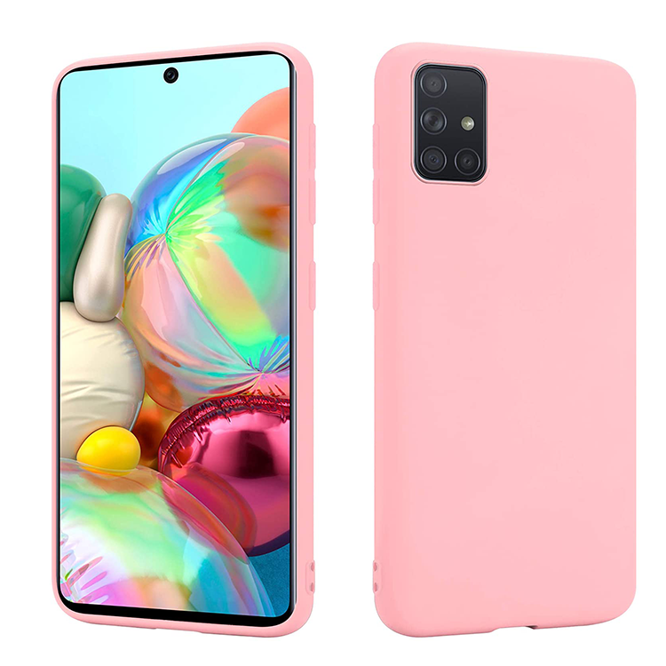 Samsung Galaxy A51 Silikon Case - (Rosa)