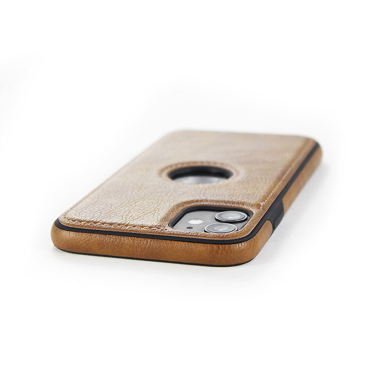 iPhone 11 Pro Lederhülle Back Case - Braun – Bild 3