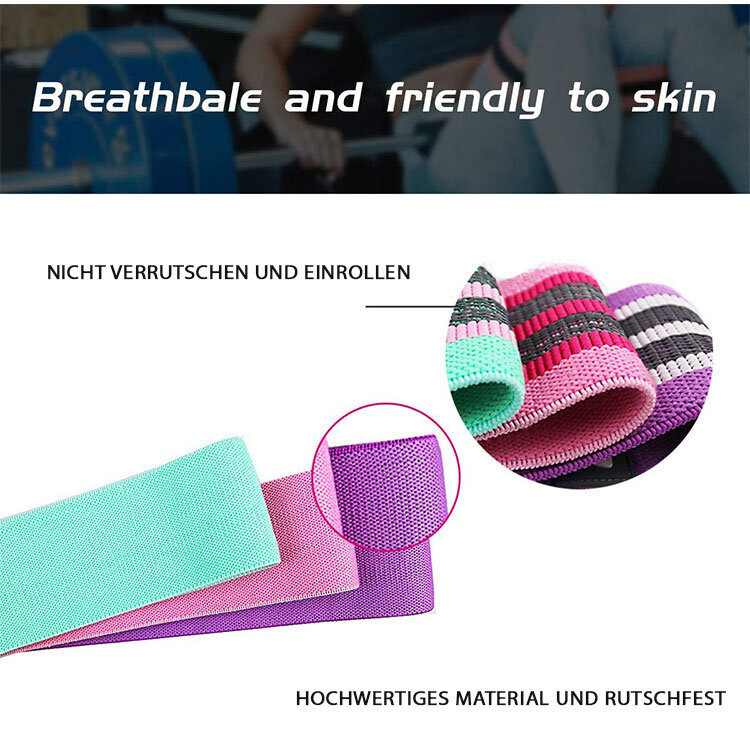 Hip Resistance Bands [3er Set] – Bild 3