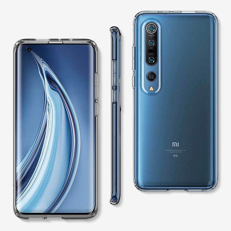 Alternative view of Xiaomi Mi 10 / 10 Pro HülleTransparent Silikon Schutzhülle