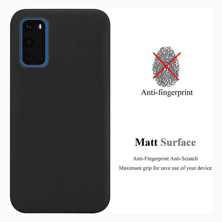Alternative view of Samsung Galaxy S20 Gummi Case Schutz Hülle- Schwarz (matt)