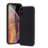 iPhone XS MAX Silikon Case Hülle - Schwarz