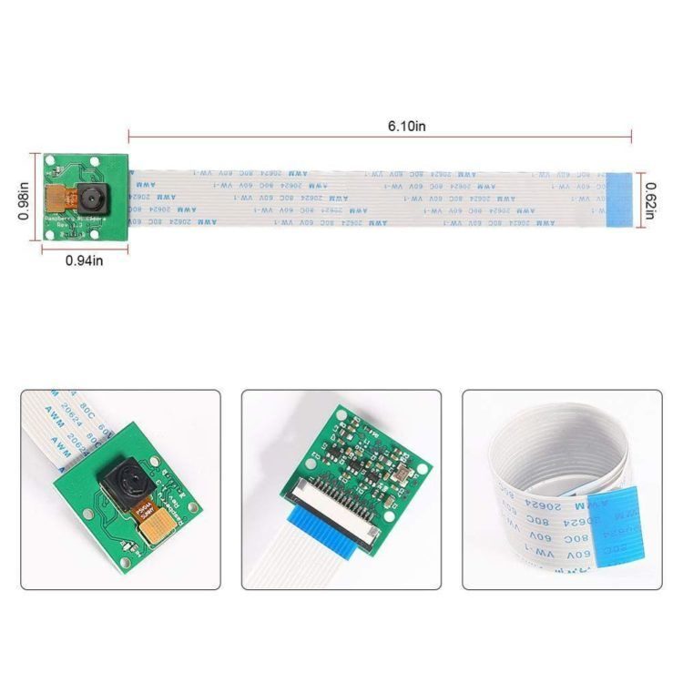 Alternative view of Raspberry Pi  Kamera Kit 1080p (5Mp )