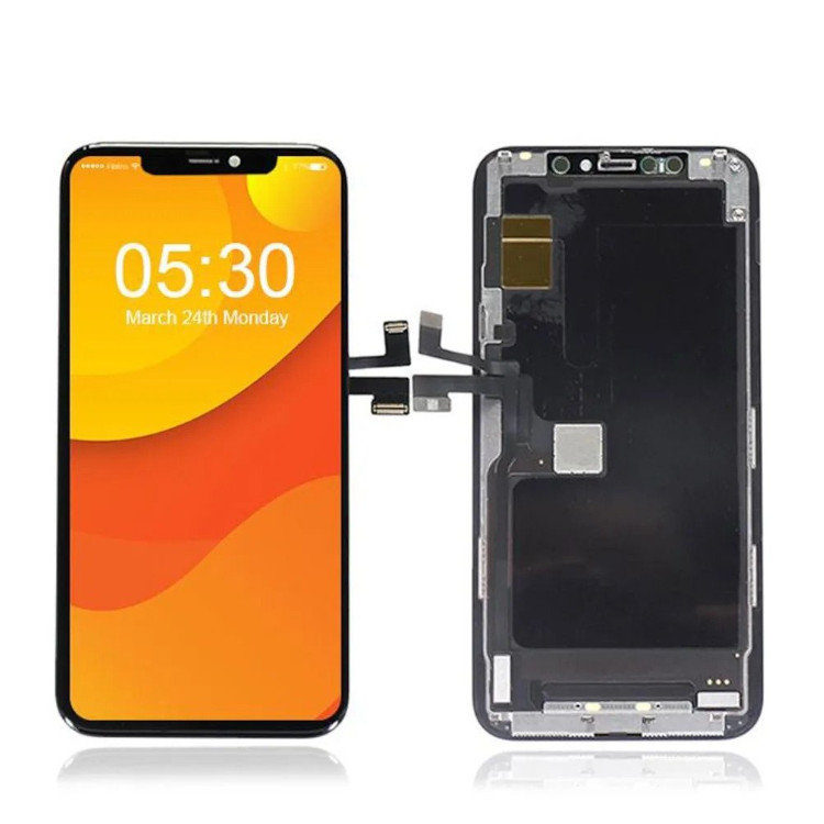 iPhone 11 Pro Ersatzdisplay (Digitizer, OLED, Rahmen) - Schwarz