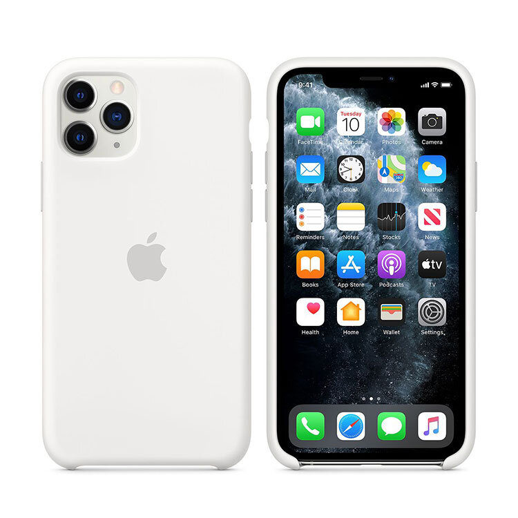 Alternative view of iPhone 11 Max Pro Silikonhülle - Weiss