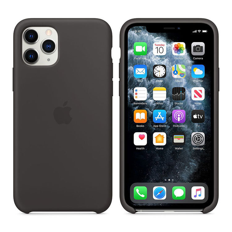 Alternative view of iPhone 12 Mini Silikonhülle - Schwarz