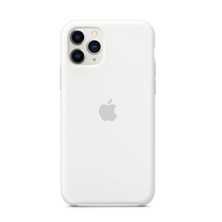 iPhone 11 Max Pro Silikonhülle - Weiss