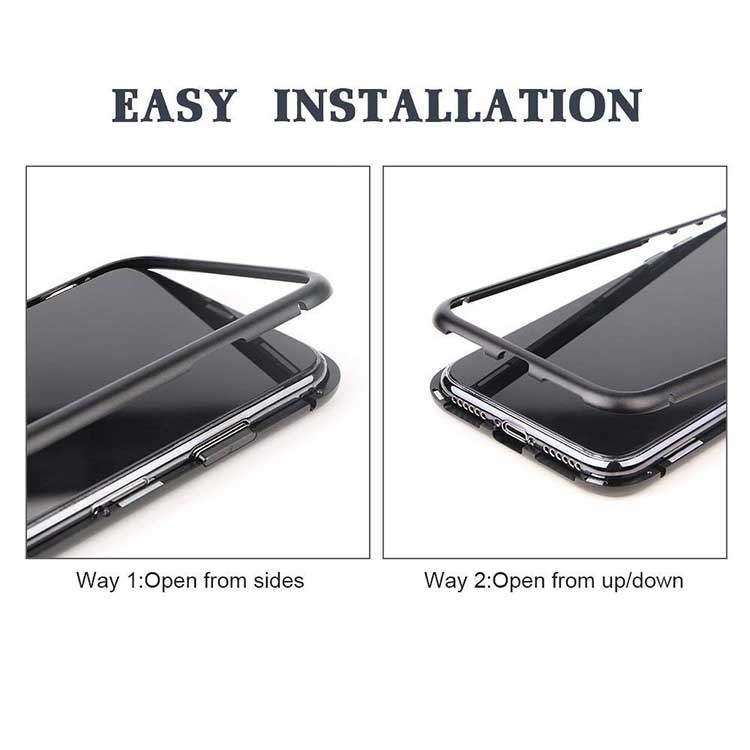 iPhone XS Max Magnetische Alu Schutzhülle – Bild 5