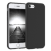 iPhone 7/8/ SE (2020) Silikon Case Hülle - Schwarz