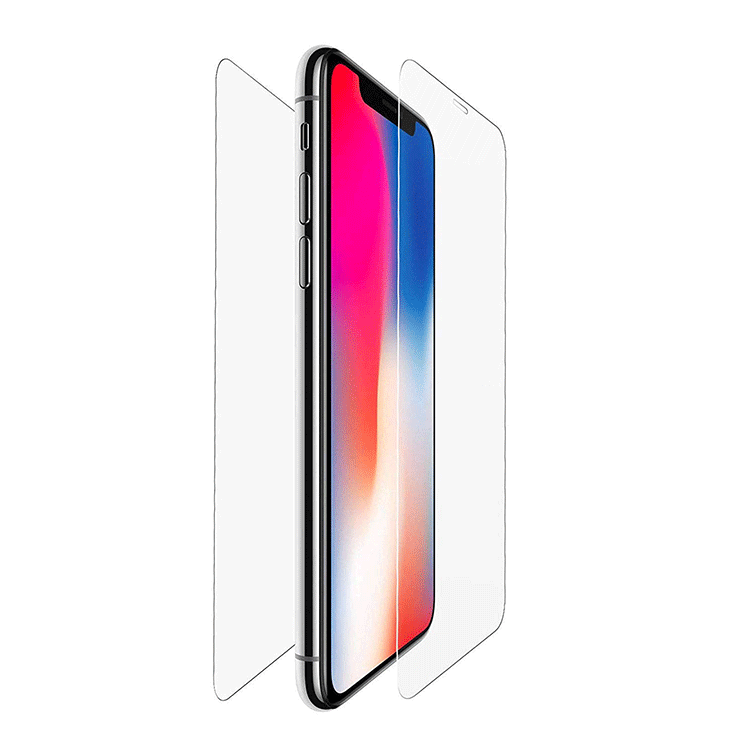 Iphone X / XS Panzerglas Schutzfolie  (Vorder + Rückseite) – Bild 3
