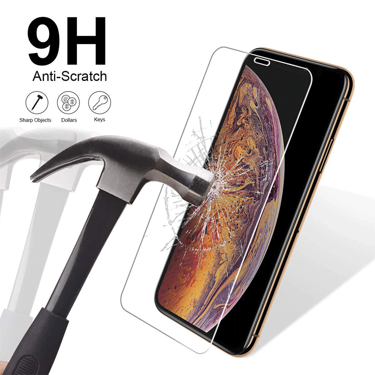 iPhone X / XS Panzerglas Schutzfolie full cover – Bild 3