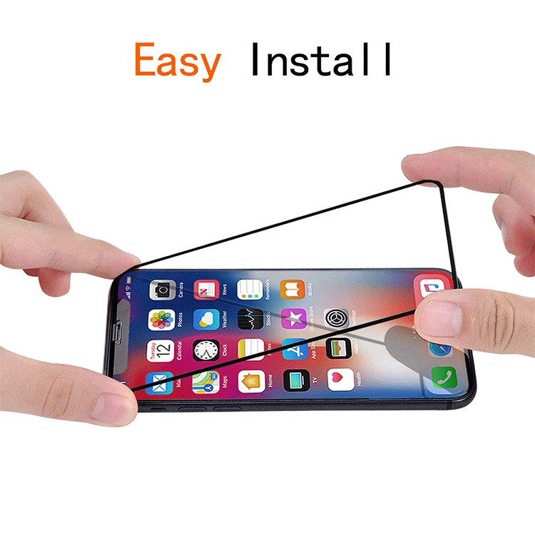 iPhone X & XS Panzerglas Schutzfolie 5D – Bild 6
